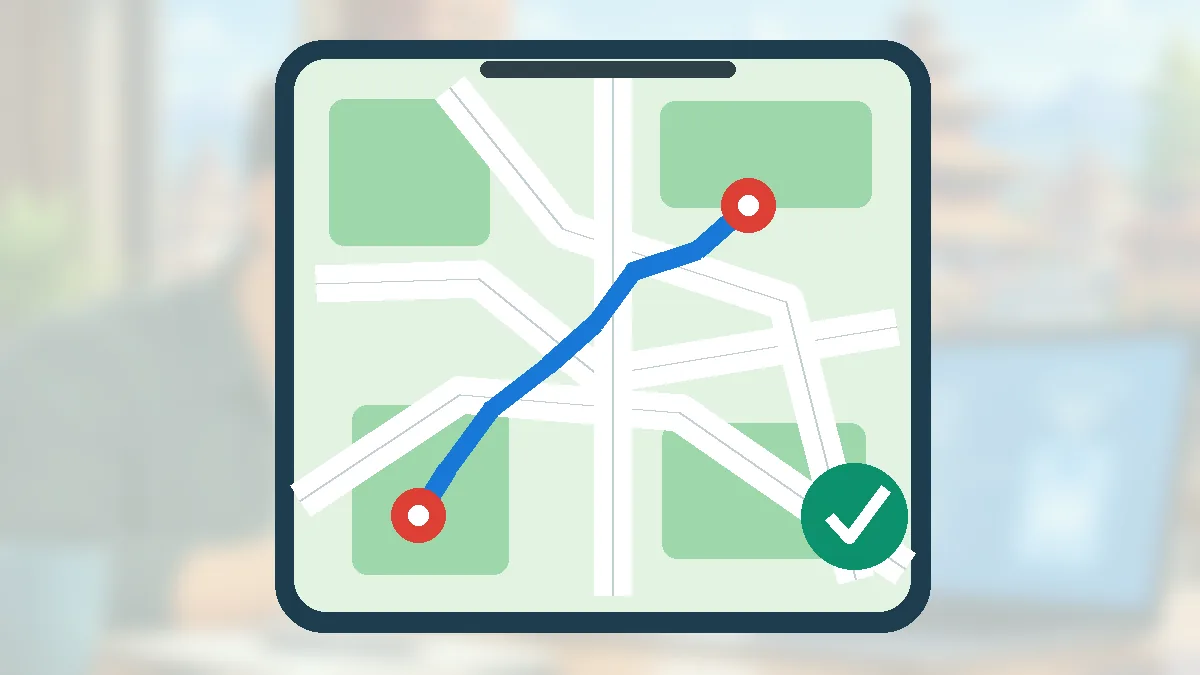 Original editorial illustration showing a Nepal-focused guide: Offline Google Maps Nepal